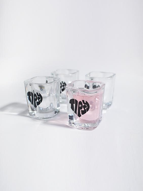 Heart Shaped Tipsy Shot Glass