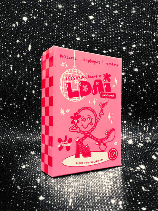 Let's Drink About It Game Girly's Pack